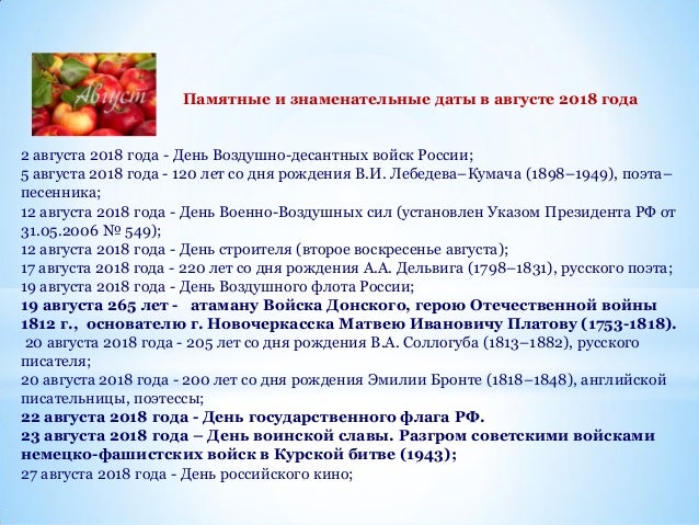 Знаменательные даты писателей 2018 года Знаменательные даты писателей 2018 года